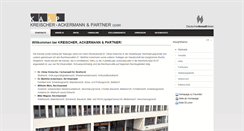 Desktop Screenshot of kreischer-ackermann.de